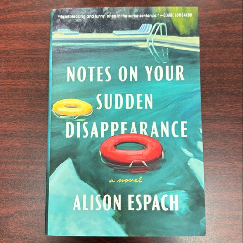 Notes on Your Sudden Disappearance