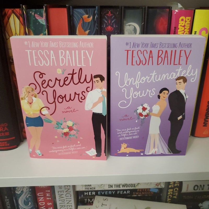 SIGNED Secretly Yours & Unfortunately Yours