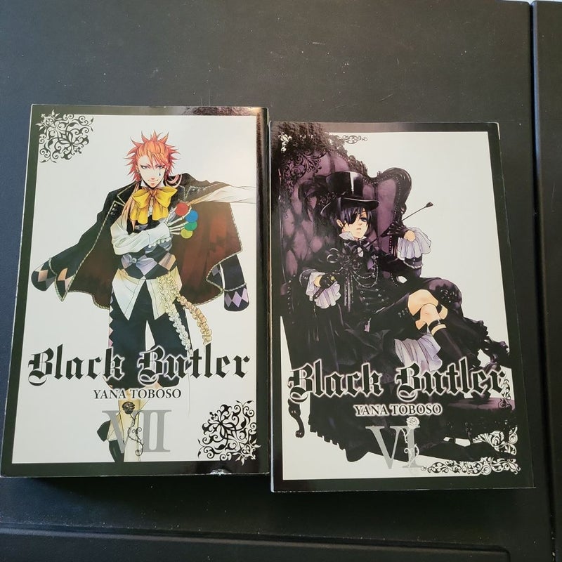 Black Butler, Volumes 1 2 4 6 7 8 9 