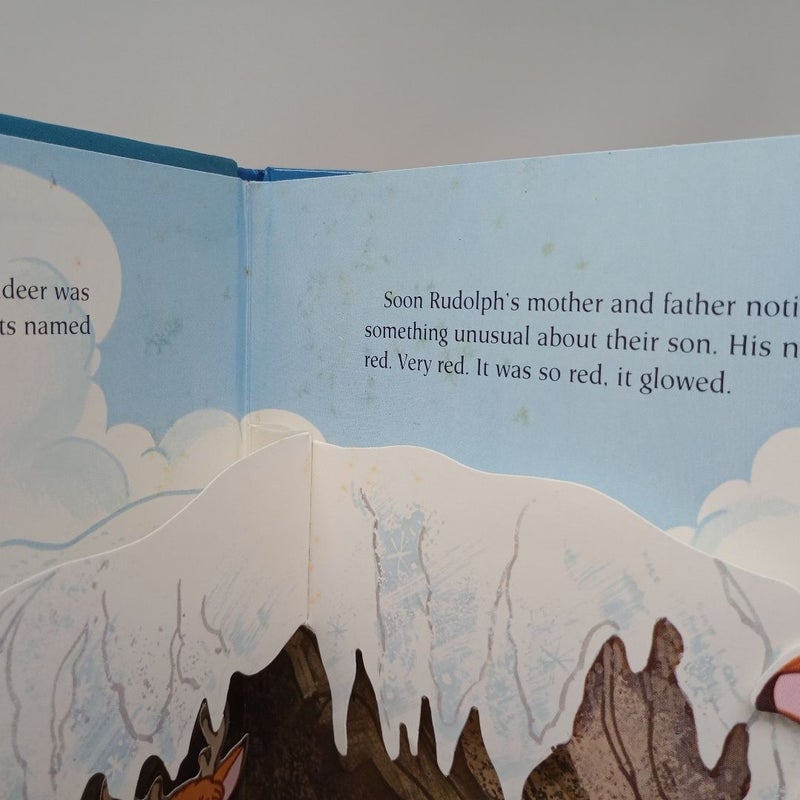 Rudolph the Red Nosed Reindeer Golden Pop-Up book