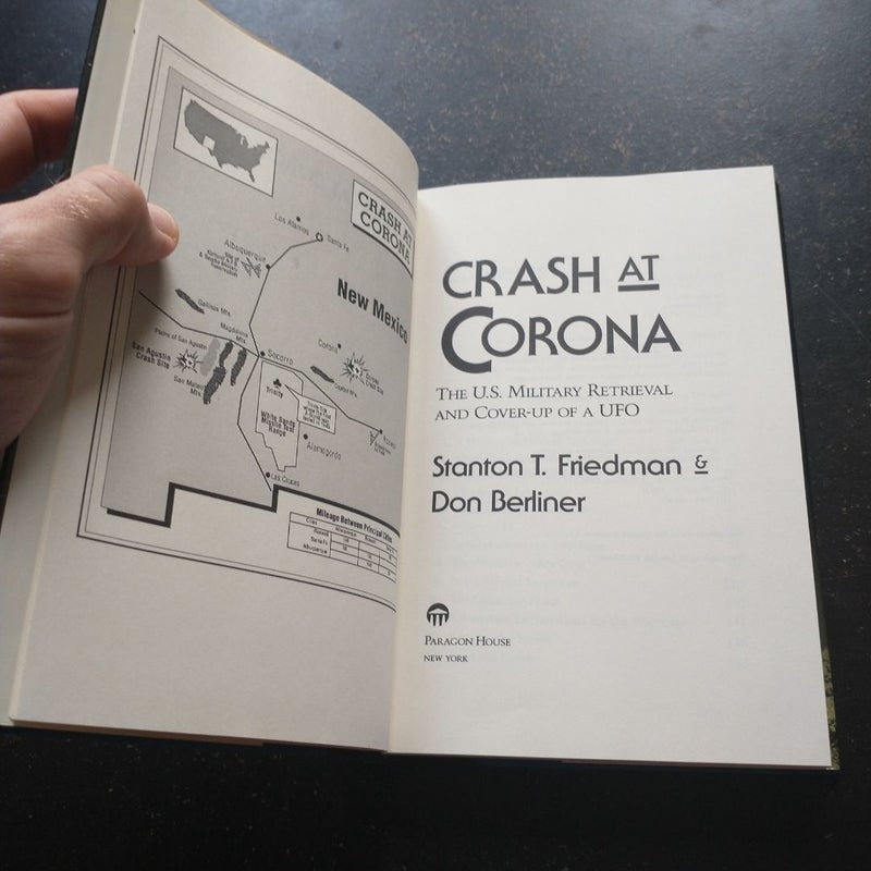 Crash at Corona *1992 First Edition*