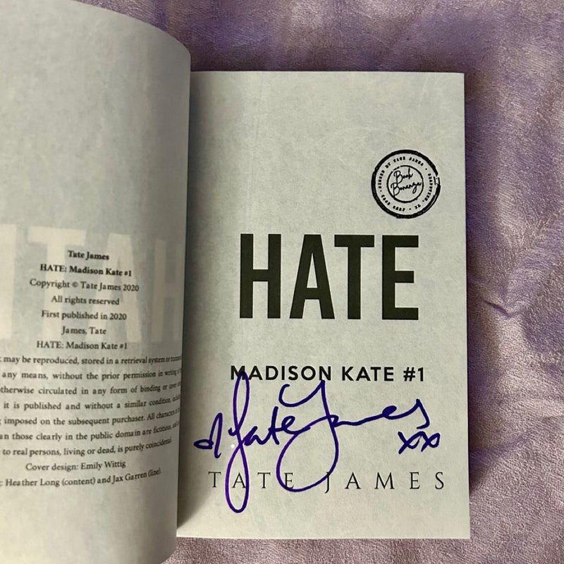 Hate (Signed)