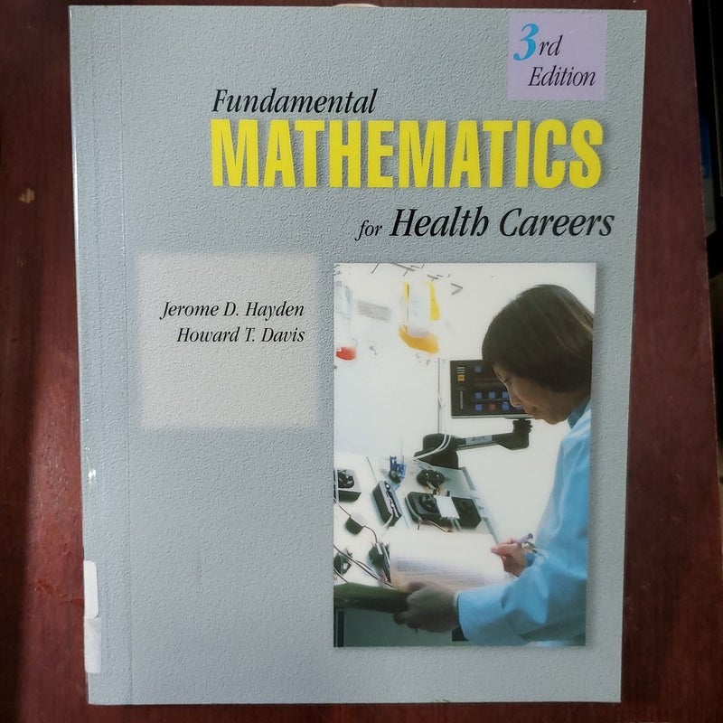 Fundamentals of Mathematics for Health Careers