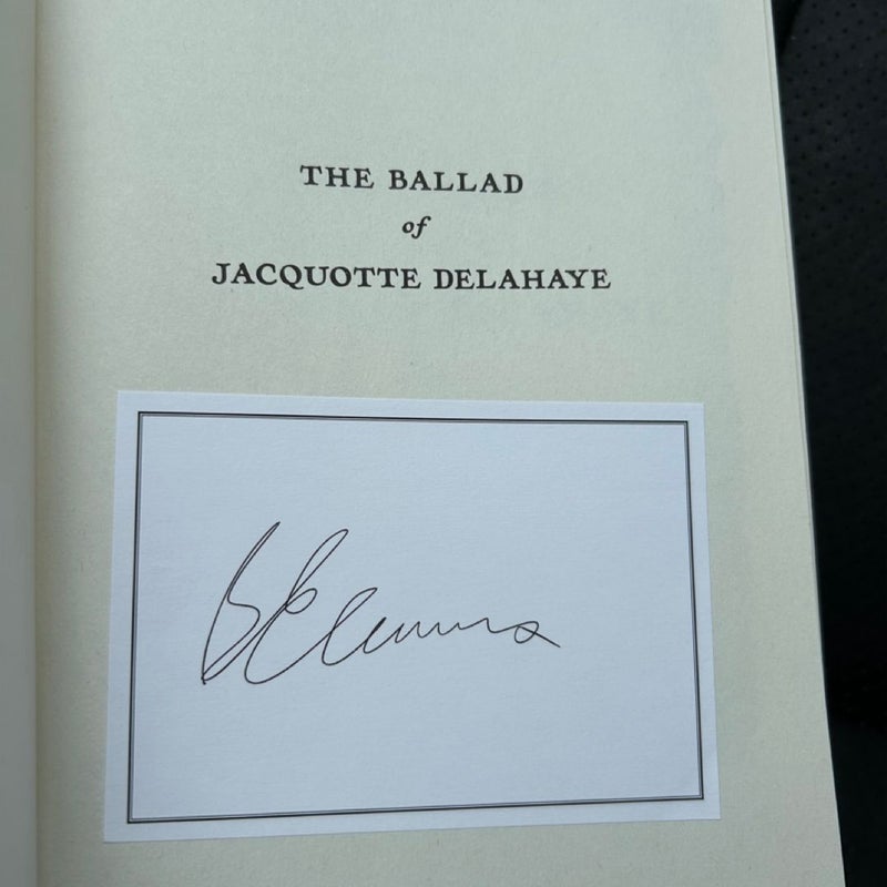 The Ballad of Jacquotte Delahaye