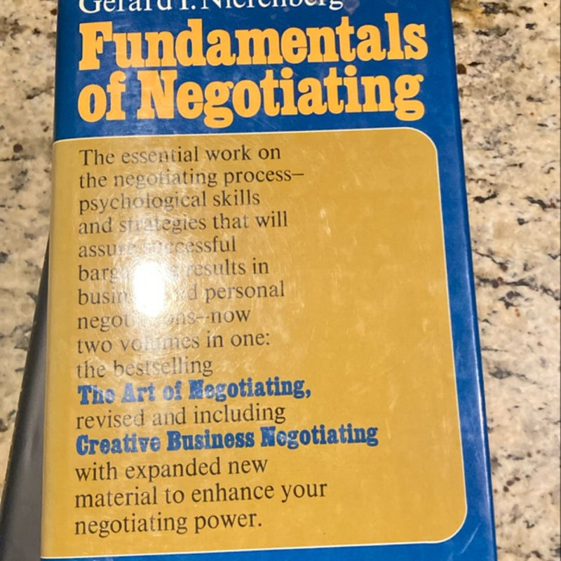 Fundamentals of Negotiating