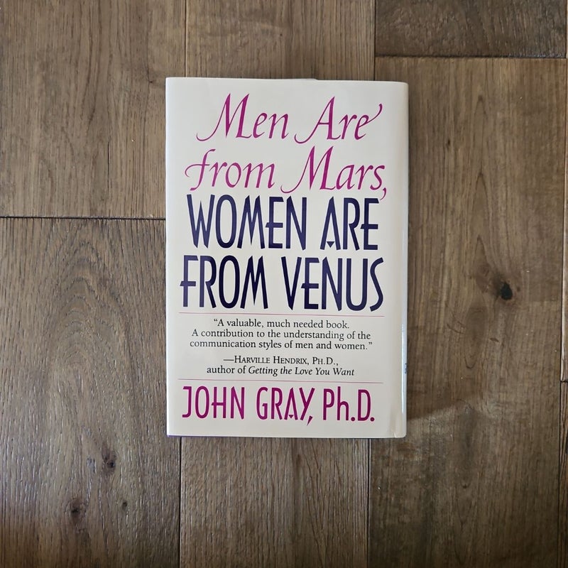 Men Are from Mars, Women Are from Venus