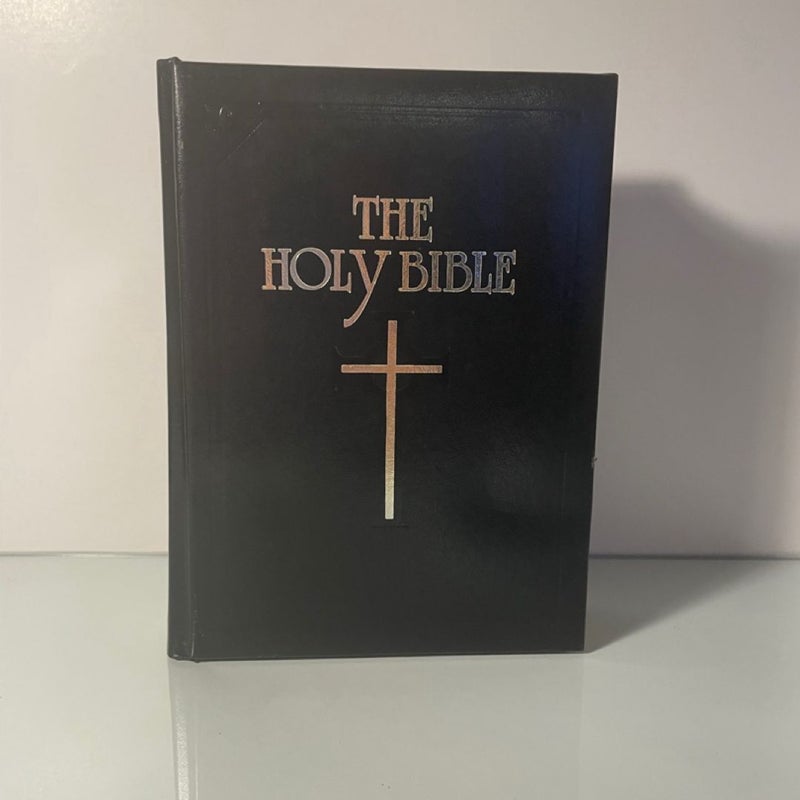 The Holy Bible Douay-Rheims Version 1989 Tan Books Blk Leatherette Very Good