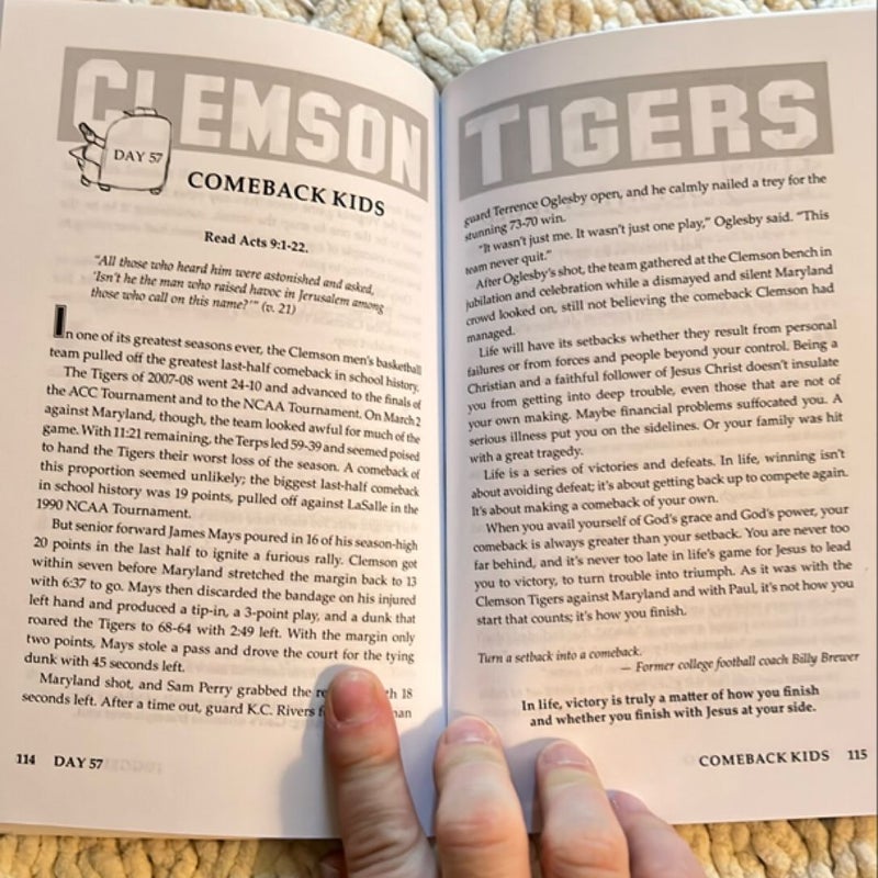 Daily Devotions for Die-Hard Fans Clemson Tigers