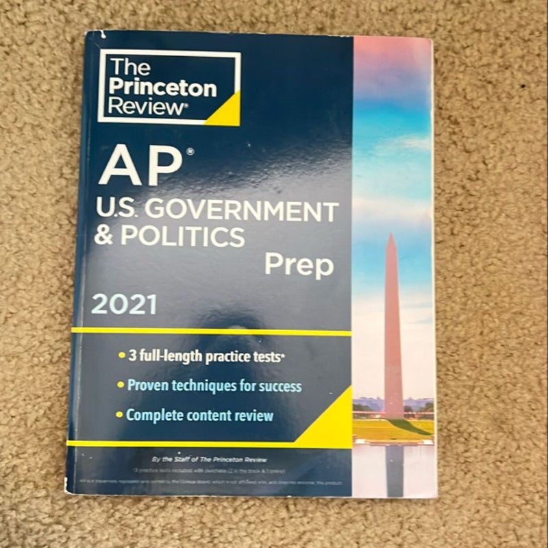 Princeton Review AP U. S. Government and Politics Prep 2021