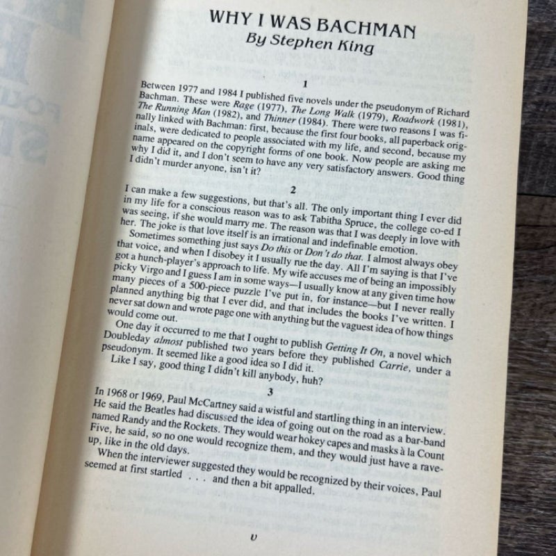 The Bachman Books FIRST EDITION