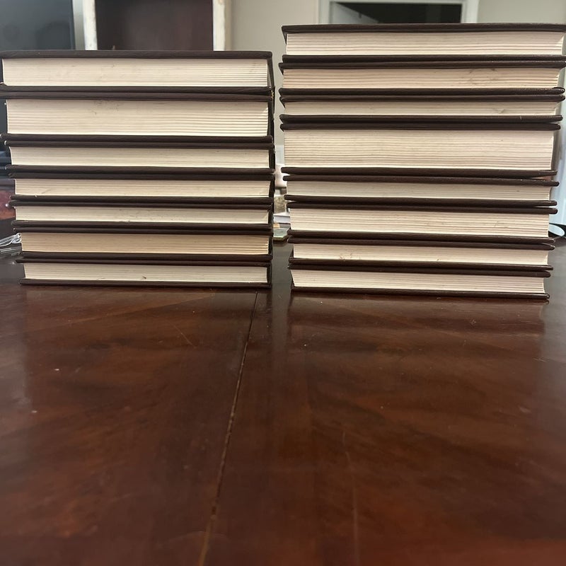 Louis L'amour Collection Set of 15 Volumes Leatherette Hardcovers