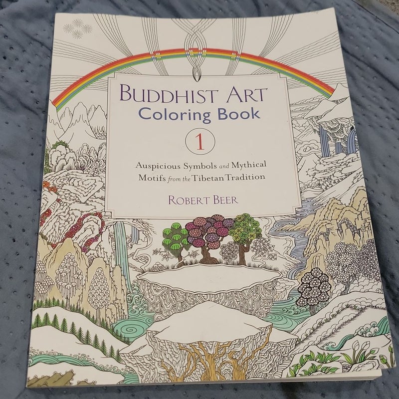 Buddhist Art Coloring Book 1