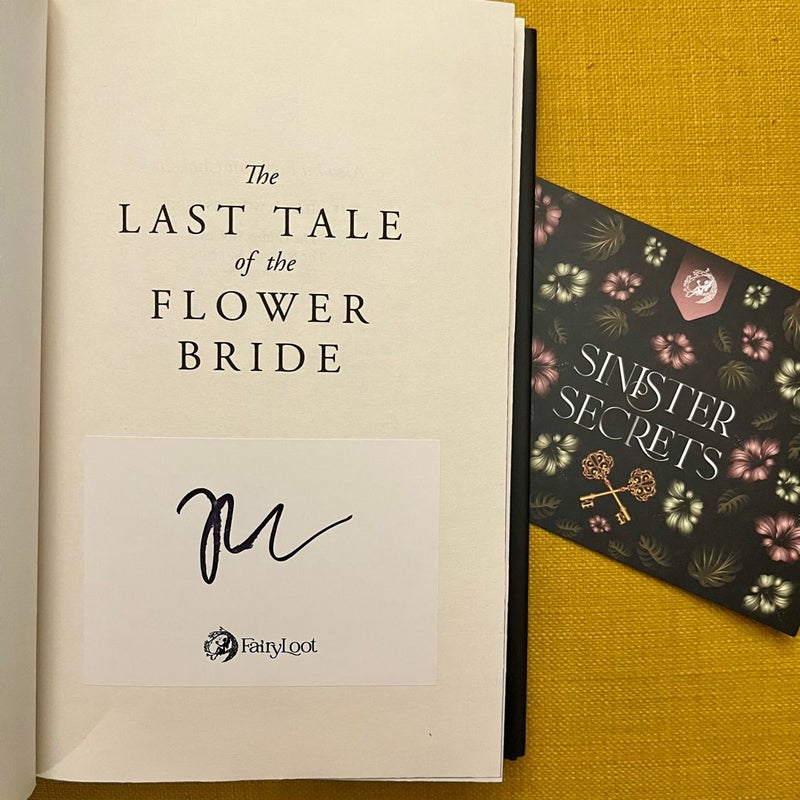 SIGNED The Last Tale of the Flower Bride