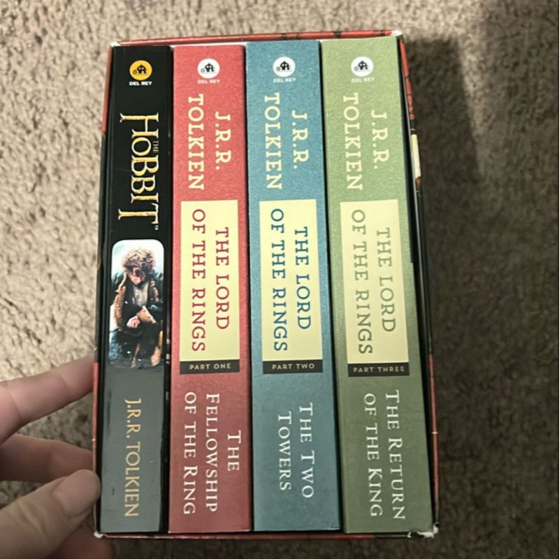 J. R. R. Tolkien 4-Book Boxed Set: the Hobbit and the Lord of the Rings