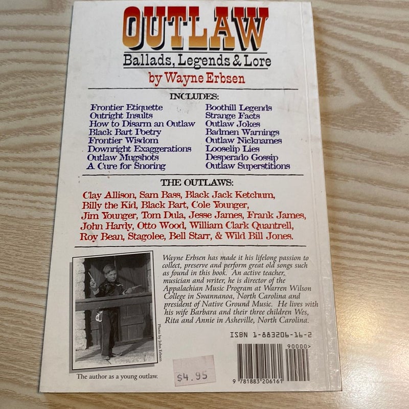 Outlaw Ballads, Legends and Lore