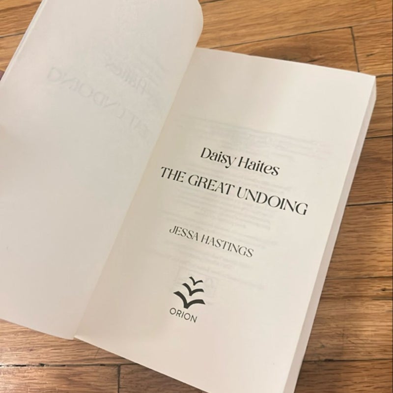 Daisy Haites: the Great Undoing