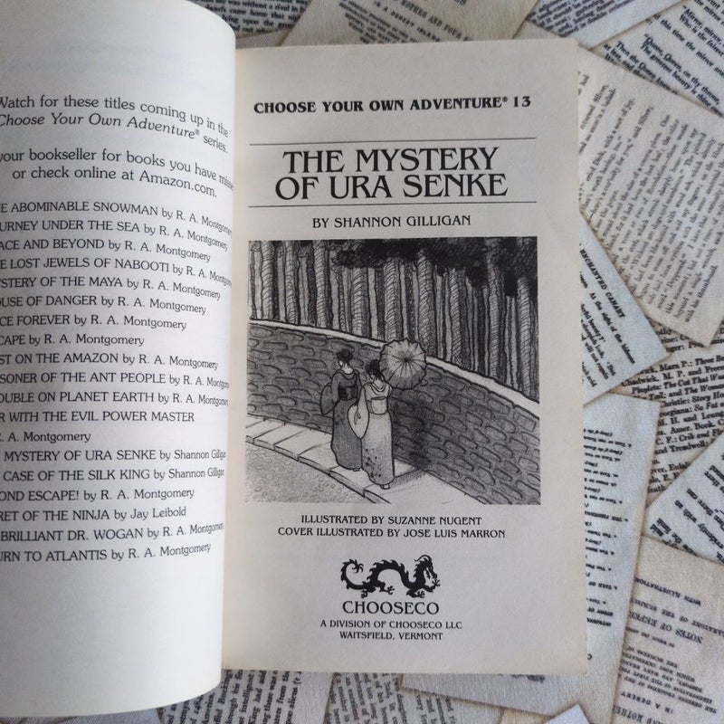 Choose Your Own Adventure #13: The Mystery of Ura Senke