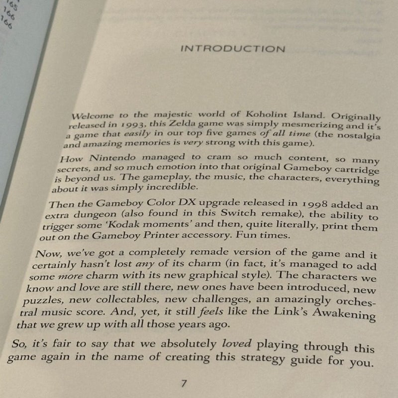 The Legend of Zelda Links Awakening Professional Strategy Guide