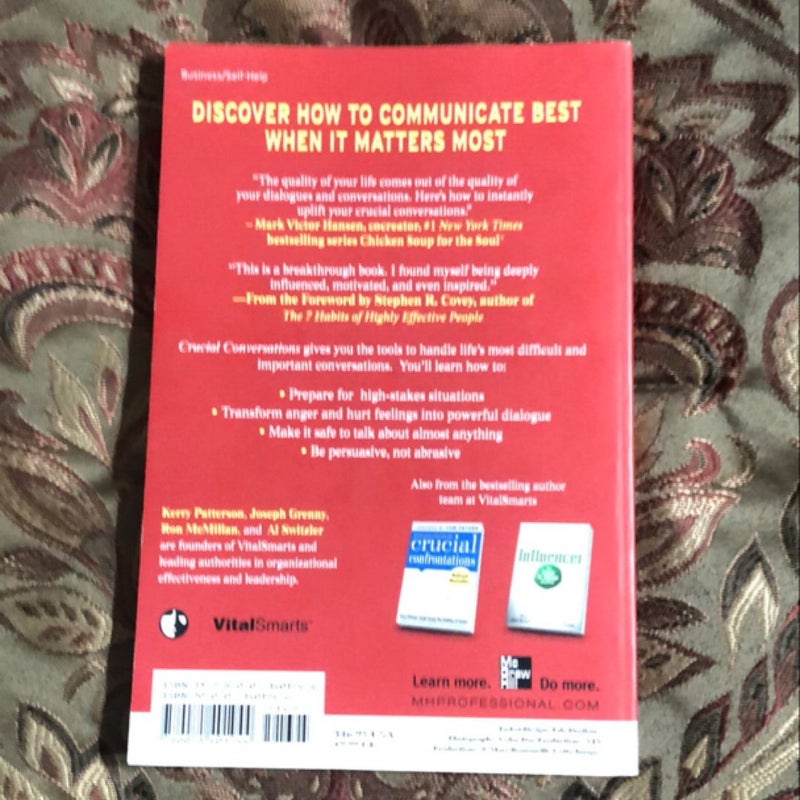 Crucial Conversations Tools for Talking When Stakes Are High, Second ...