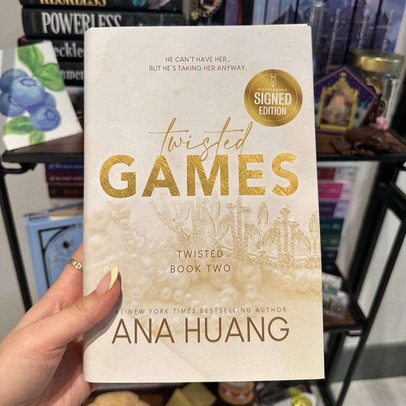 Twisted Games Hardcover B&N Signed Edition