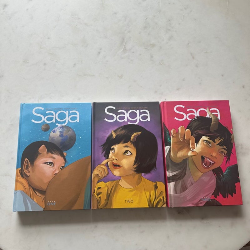 Saga Book One, Two and Three