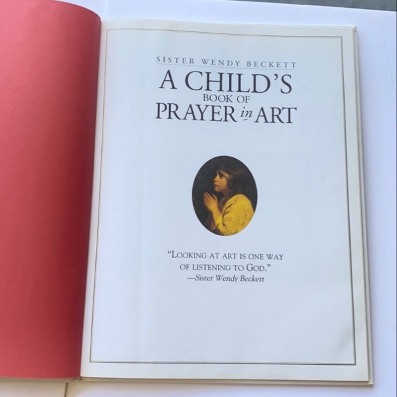 A Child's Book of Prayer in Art