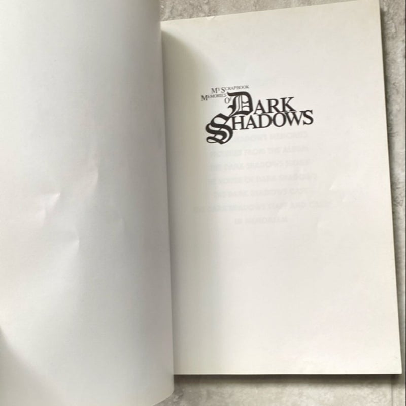 My Scrapbook Memories of Dark Shadows