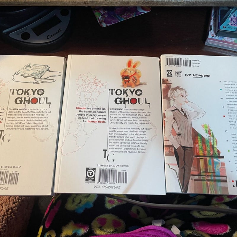 Tokyo Ghoul, Vol. 1, 2, & Re: 2