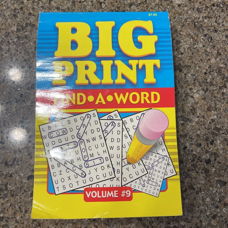 Big Print: Find A Word