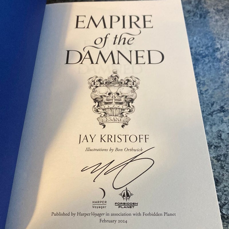 Empire of the Damned - Signed Forbidden Planet Exclusive