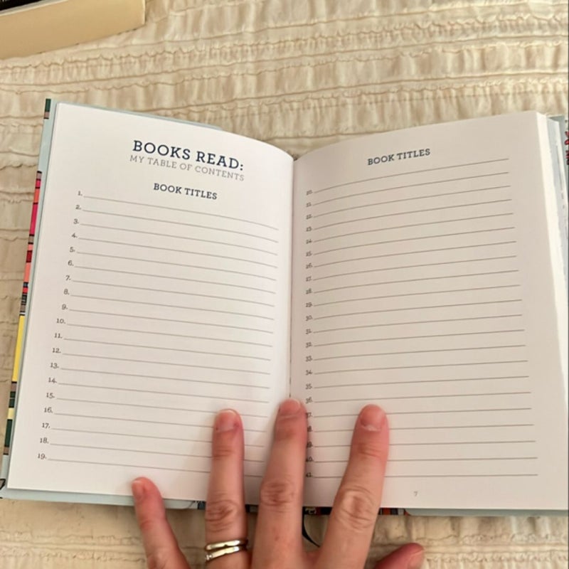 My book journal- a reading diary for bibliophiles 