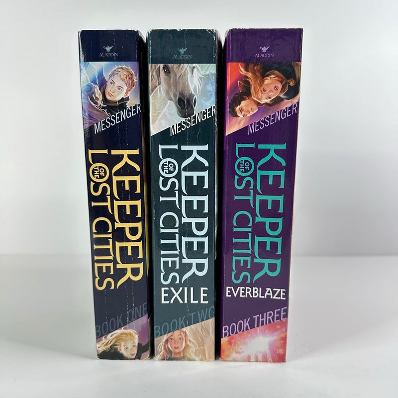 Keeper of the Lost Cities book bundle, 3 books