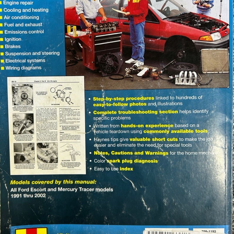 Ford Escort and Mercury Tracer, 1991-2000