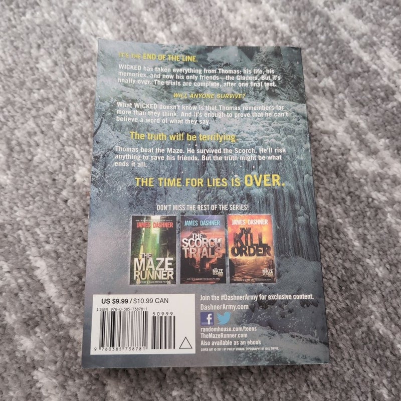 The Death Cure (Maze Runner, Book Three)