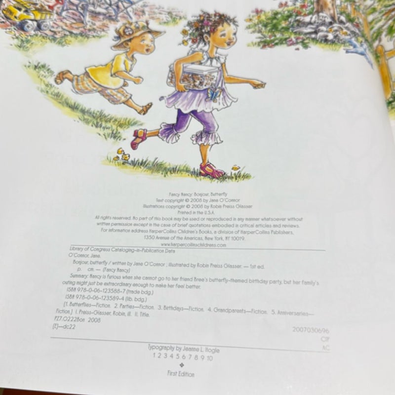 Fancy Nancy: Bonjour, Butterfly