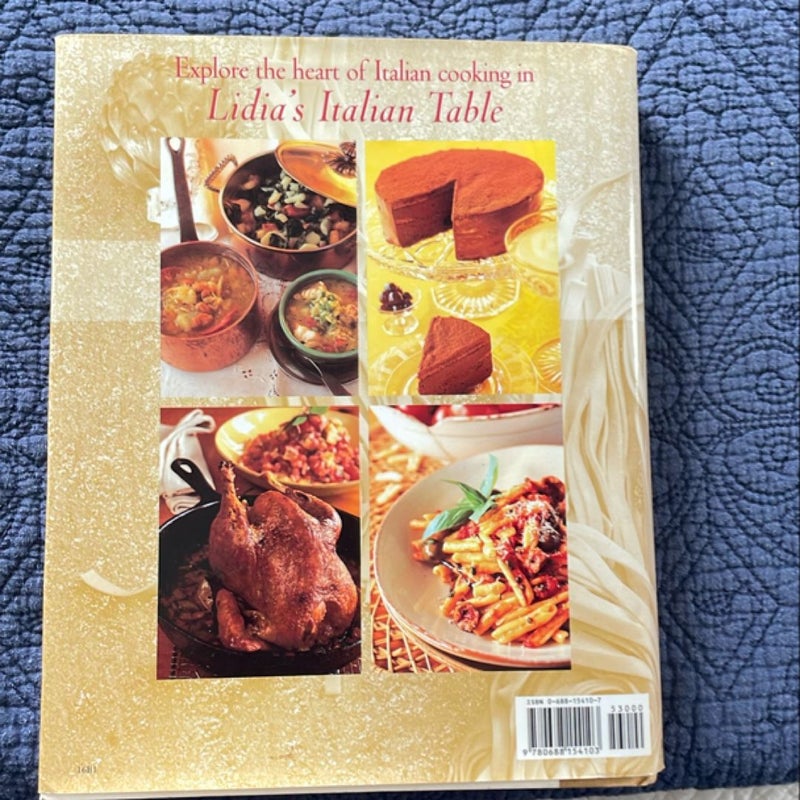 Lidia's Italian Table 1st Edition Vintage 1998