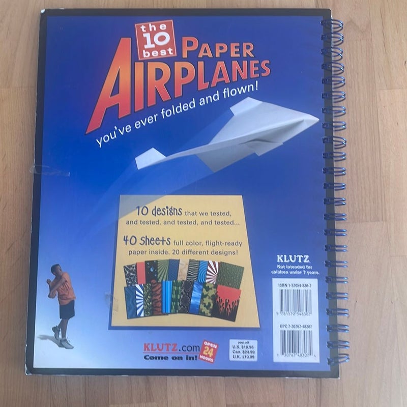 The Klutz Book of Paper Airplanes