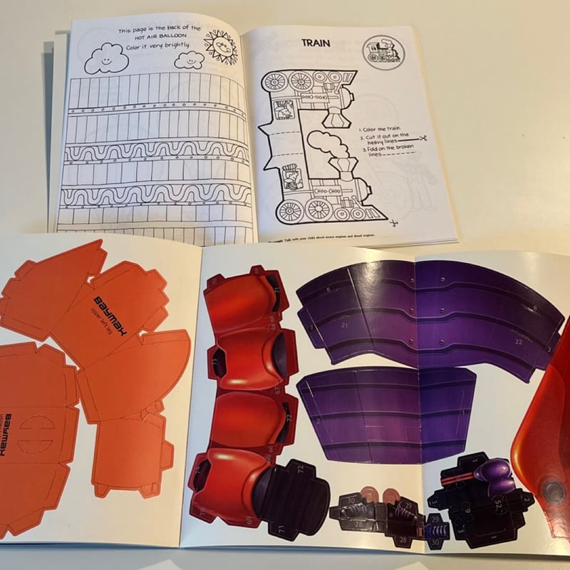 Lot of 6 Cut-out and Build Your Own Model Books for Children UNUSED by ...