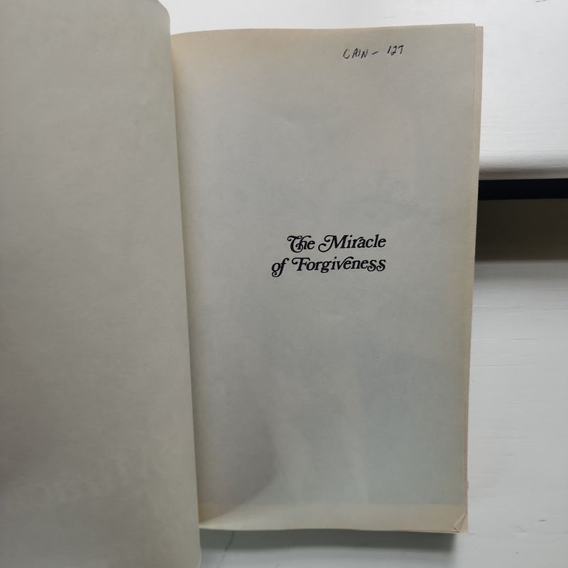 The Miracle of Forgiveness