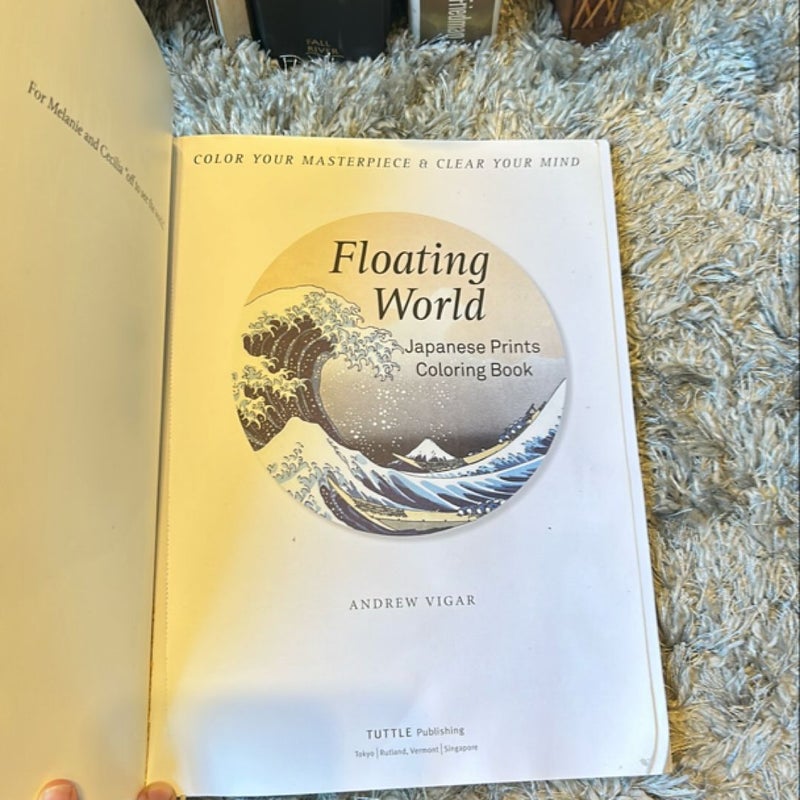 Floating World Japanese Prints Coloring Book