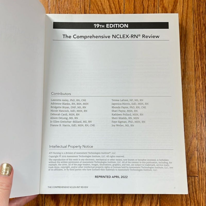 The Comprehensive NCLEX-RN Review 19th Edition