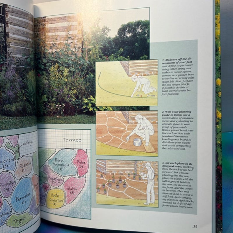 Perennials garden timelife book flowers  