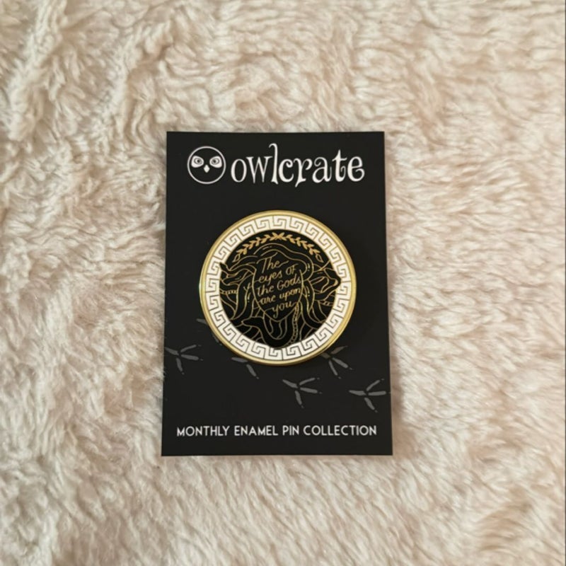 Lore medusa enamel pin (Owlcrate exclusive)