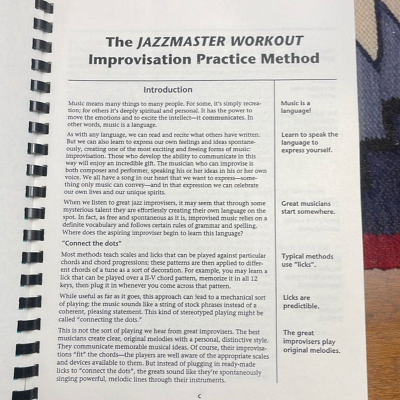 The Jazzmaster Cookbook: Jazz Theory and Improvisation (1993)