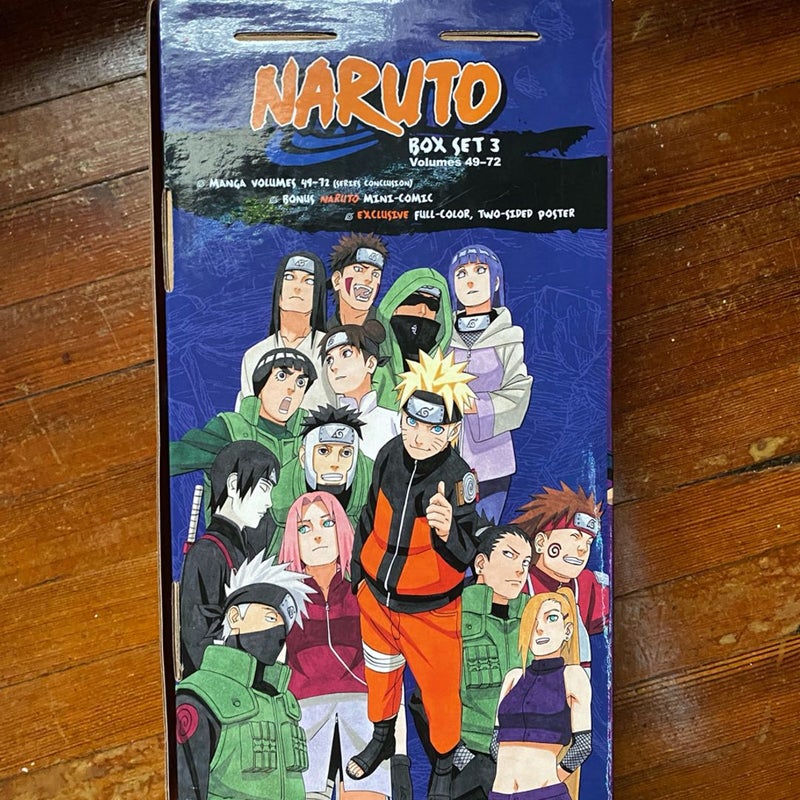 Naruto Manga Box Set 3 (49-72)