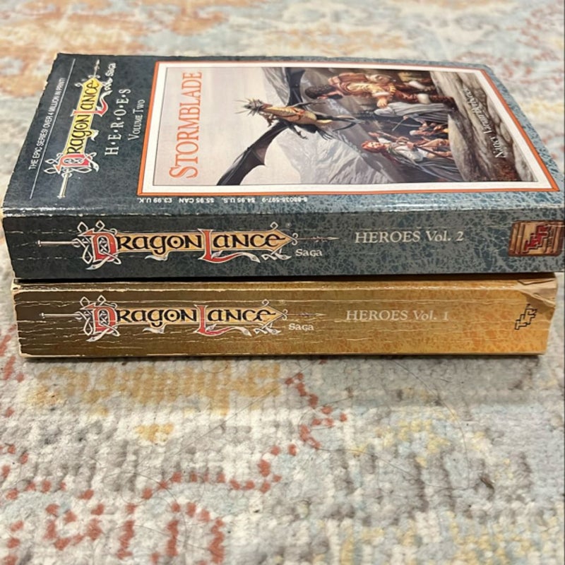 Dragonlance HEROS volumes 1 and 2