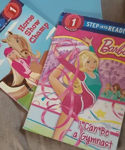 I Can Be a Gymnast (Barbie) and Horse Show Champ bundle