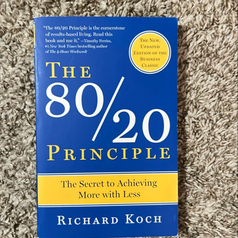 The 80/20 Principle, Expanded and Updated