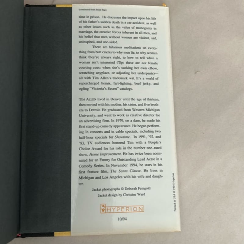 Don't Stand Too Close to a Naked Man