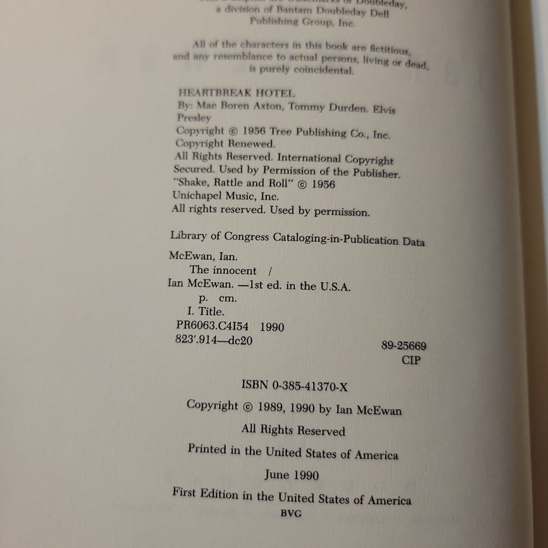 The Innocent (1990 First Edition)